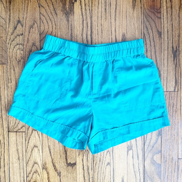 Lilla P Pull-on Classic Shorts, Teal - Picture 1 of 5